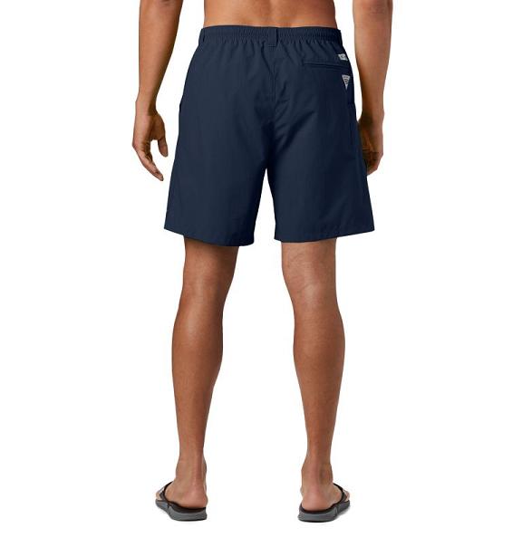 Columbia PFG Backcast III Shorts Navy For Men's NZ16927 New Zealand